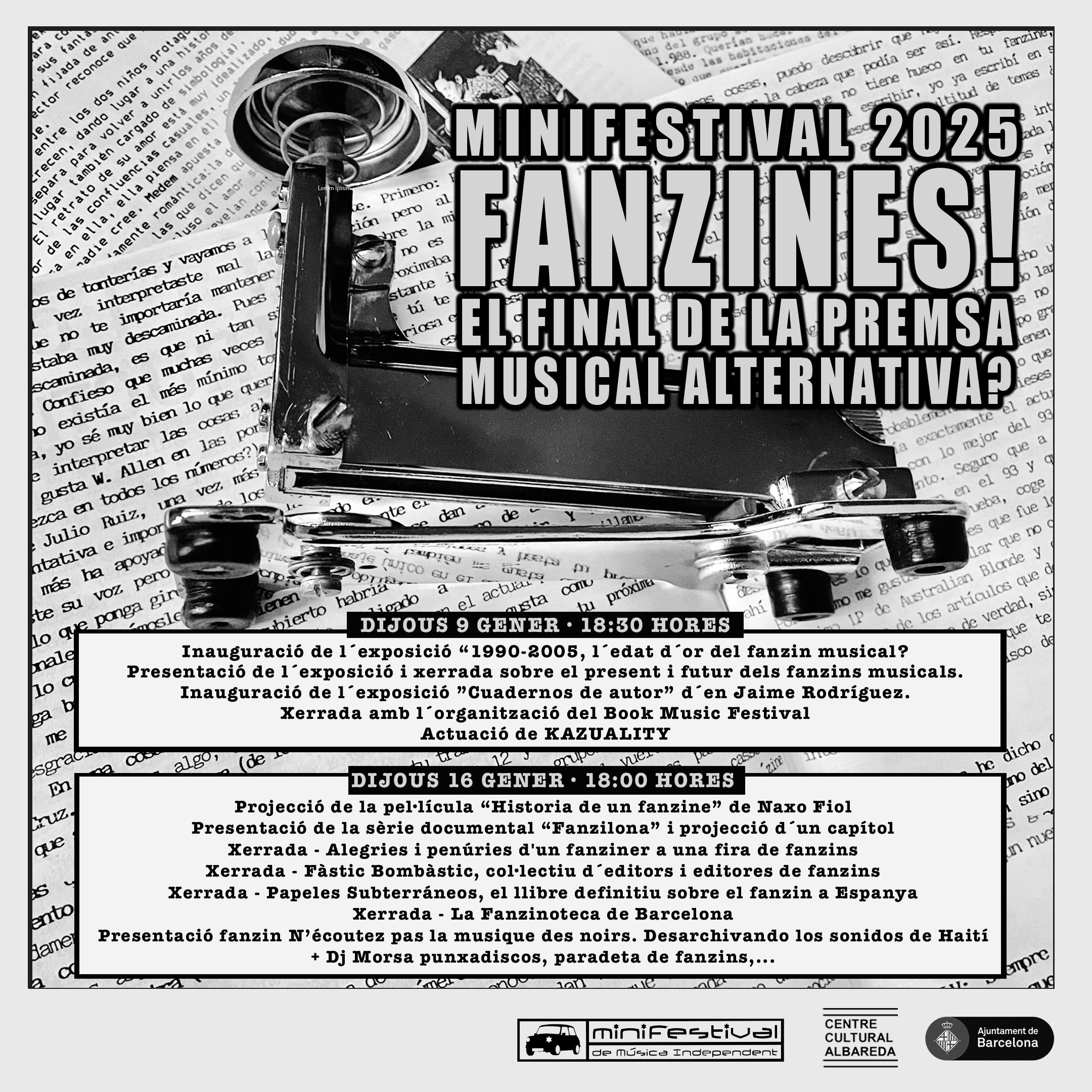 jornades fanzineres a lAlbareda